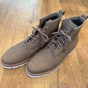 Cole Haan Men's  Leather Boots size 12. Color Oak hall.